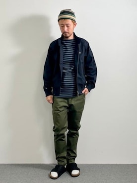 「LACOSTE（ラコステ）のアイテム」を使った、BEAMSさん（メンズ・170cm）の春コーディネート