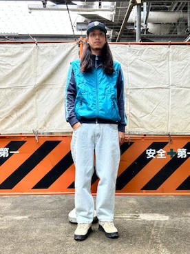 「BEAMS（ビームス）のアイテム（ベスト）」を使った、BEAMSさん（メンズ・182cm）の春コーディネート