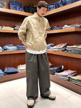 「BEAMS（ビームス）のアイテム（パンツ）」を使った、BEAMSさん（メンズ・170cm）の春コーディネート