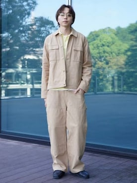 「BEAMS（ビームス）のアイテム」を使った、BEAMSさん（メンズ・186cm）の秋コーディネート