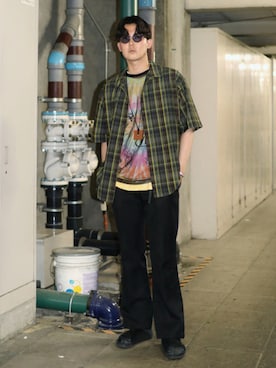 BEAMSさん(メンズ・179cm)の夏コーディネート