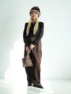 BEAMSさん（レディース・152cm）の秋コーディネート