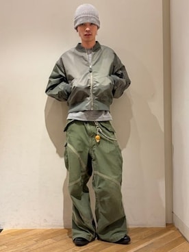 BEAMSさん（メンズ・186cm）の冬コーディネート