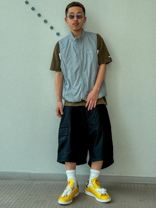 24ss ビームス別注 WILDTHINGS Nylon Vest BEAMS（ビームス）【別注】WILD THINGS / REVERSIBLE NYLON VEST