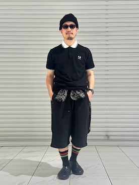 「BEAMS（ビームス）のアイテム（帽子）」を使った、BEAMSさん（メンズ・170cm）の夏コーディネート