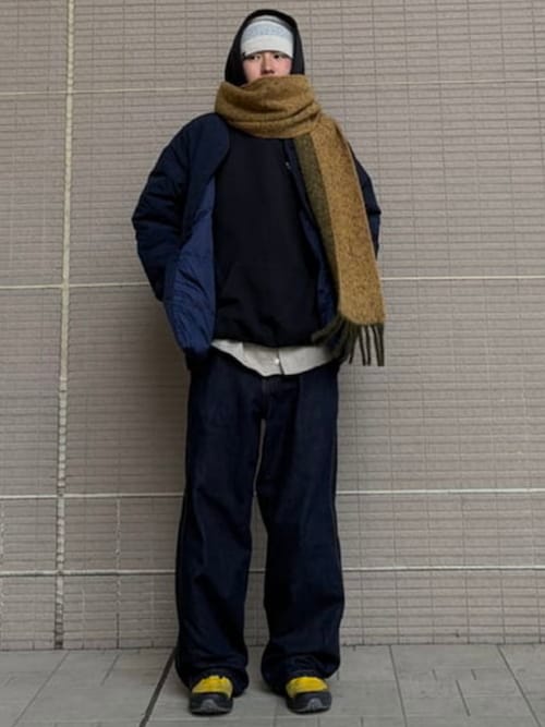 THE INOUE BROTHERS / アルパカミックス 2カラー ウーリー マフラー 25