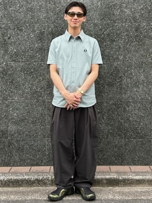 BEAMS（ビームス）【別注】FRED PERRY / 鹿の子 ショート