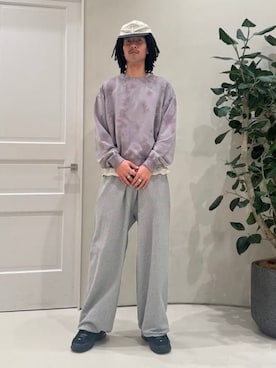 「Champion（チャンピオン）のアイテム（パンツ）」を使った、BEAMSさん（メンズ・180cm）の春コーディネート