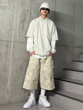 「BEAMS（ビームス）のアイテム（ハット）」を使った、BEAMSさん（メンズ・173cm）の夏コーディネート