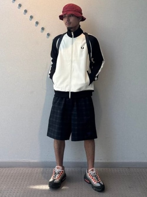【極美品】Fred Perry トラックジャケット ジャージ チェック柄 古着 フレッドペリー FRED PERRY チェック柄 ジャージ トラック