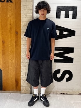 「BEAMS（ビームス）のアイテム（デニムパンツ）」を使った、BEAMSさん（メンズ・173cm）の夏コーディネート