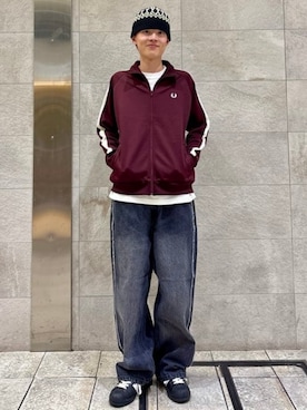 「アイテム（ニットキャップ/ビーニー）」を使った、BEAMSさん（メンズ・180cm）の夏コーディネート