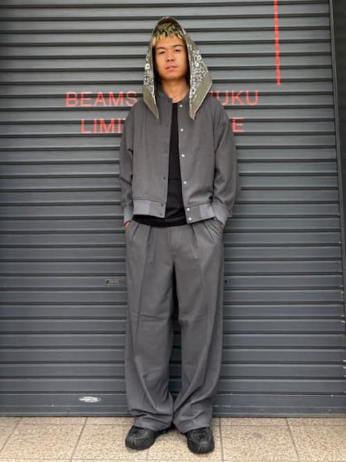 ワイドストレート 2プリーツ スラックス（スラックス）｜BEAMS