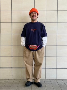 「BEAMS（ビームス）のアイテム（トップス）」を使った、BEAMSさん（メンズ・171cm）の春コーディネート