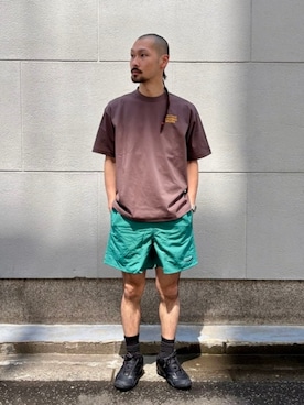 「MARMOT（マーモット）のアイテム」を使った、BEAMSさん（メンズ・170cm）の春コーディネート