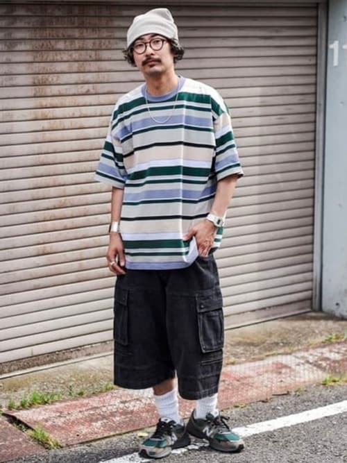 未使用EFFE BEAMS  カーゴパンツ B:MING by BEAMS (B:MING by BEAMS) Brushed Wide 6 Pocket