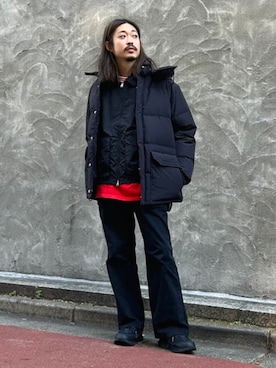 BEAMSさん（メンズ・176cm）の冬コーディネート