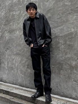 「アイテム（ブルゾン）」を使った、BEAMSさん（メンズ・175cm）の秋コーディネート