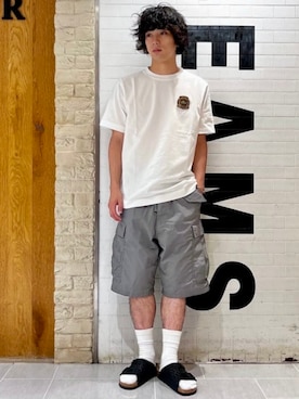 「LACOSTE」｜BEAMSさん（メンズ・173cm）の夏コーディネート