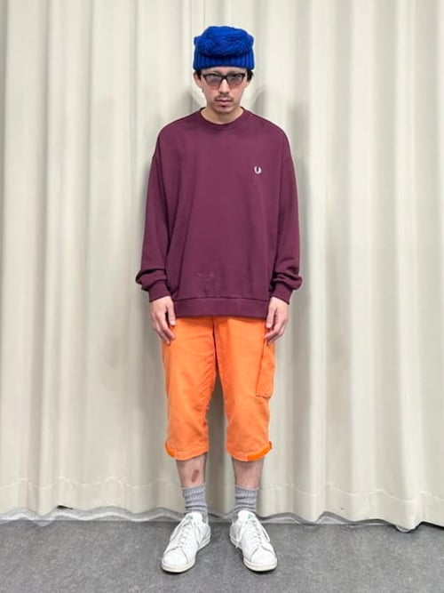 別注】FRED PERRY / エンブロイダリー クルーネック スウェット