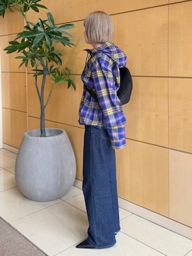 「BEAMS（ビームス）のアイテム（シャツ/ブラウス）」を使った、BEAMSさん（レディース・160cm）の秋コーディネート