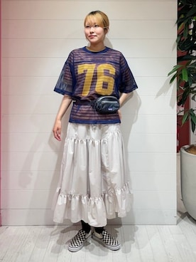 「BEAMS（ビームス）のアイテム」を使った、BEAMSさん（レディース・164cm）の夏コーディネート