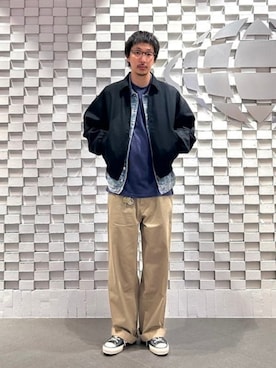 BEAMSさん(メンズ・183cm)の秋コーディネート