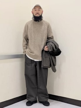 BEAMSさん（メンズ・178cm）の冬コーディネート