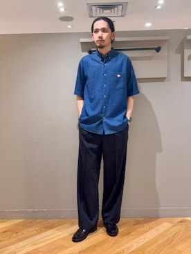 「BEAMS（ビームス）のアイテム（パンツ）」を使った、BEAMSさん（メンズ・182cm）の春コーディネート