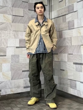 「BEAMS（ビームス）のアイテム（パンツ）」を使った、BEAMSさん（メンズ・170cm）の春コーディネート