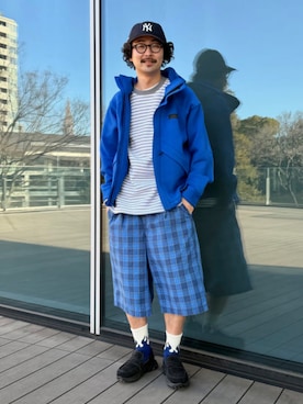「BEAMS（ビームス）のアイテム（パンツ）」を使った、BEAMSさん（メンズ・185cm）の春コーディネート