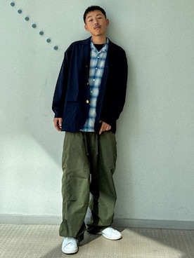 BEAMSさん（メンズ・163cm）の冬コーディネート