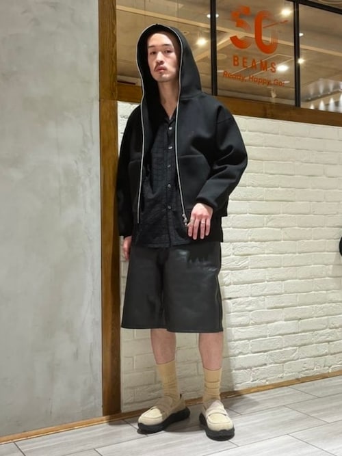 定価23100円　新品　BEAMS フルジップパーカー　黒　ブラック　S BEAMS T（ビームスT） パーカー BEAMS T / Full Zip Hoodie メンズ