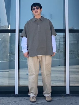 BEAMSさん（メンズ・176cm）の春コーディネート