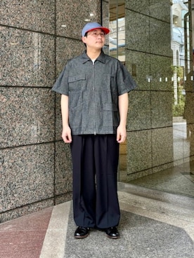 「UNIVERSAL OVERALL（ユニバーサルオーバーオール）のアイテム」を使った、BEAMSさん（メンズ・159cm）の春コーディネート