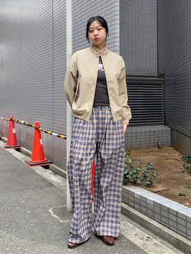 BEAMSさん(レディース・179cm)の春コーディネート