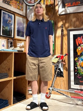 「アイテム（その他パンツ）」を使った、BEAMSさん（メンズ・172cm）の夏コーディネート