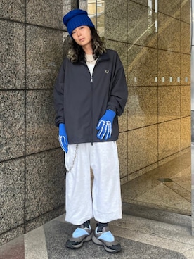 「アイテム（ブルゾン、グレー系）」を使った、BEAMSさん（メンズ・168cm）の秋コーディネート