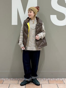 BEAMSさん（レディース・151cm）の冬コーディネート