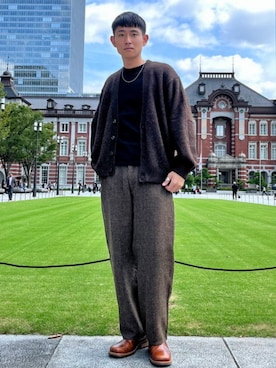 BEAMSさん（メンズ・179cm）の秋コーディネート
