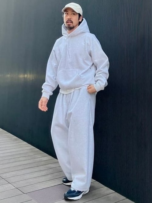 ワイドストレート ウィンドストップ スウェットパンツ（スウェット