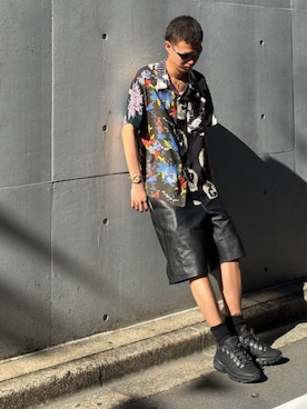 「SUN SURF（サンサーフ）のアイテム」を使った、BEAMSさん（メンズ・181cm）の春コーディネート