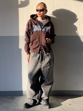 BEAMSさん(レディース・168cm)の冬コーディネート