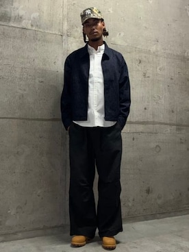 「BEAMS（ビームス）のアイテム」を使った、BEAMSさん（メンズ・190cm）の秋コーディネート