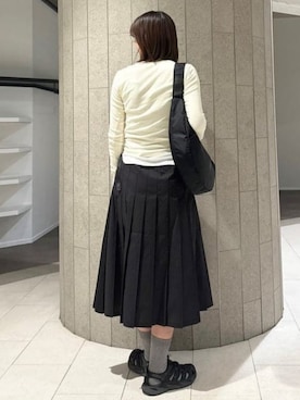 「アイテム（トートバッグ）」を使った、BEAMSさん（レディース・172cm）の夏コーディネート