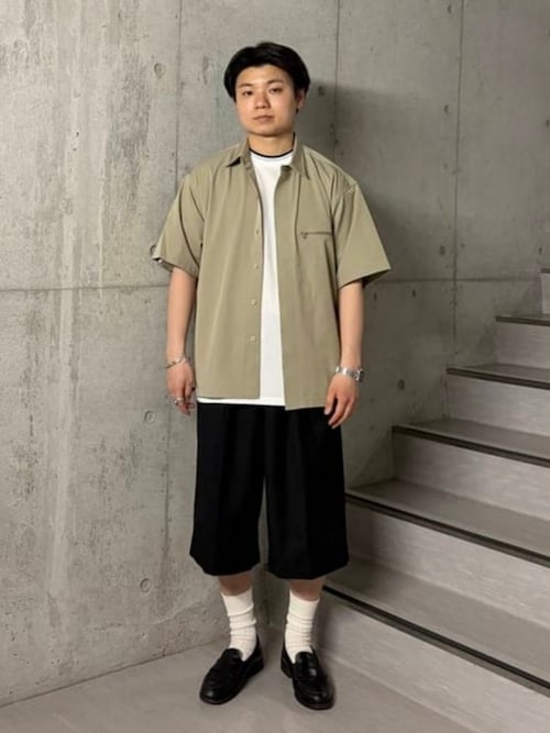 別注】FRED PERRY / オーバーサイズ ティップライン ピケ Tシャツ（T