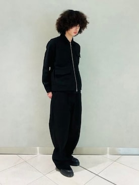 「UNIVERSAL OVERALL（ユニバーサルオーバーオール）のアイテム」を使った、BEAMSさん（メンズ・182cm）の春コーディネート