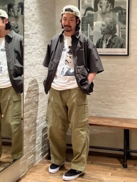 「WILD THINGS（ワイルドシングス）のアイテム」を使った、BEAMSさん（メンズ・173cm）の春コーディネート
