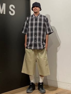 「Reebok（リーボック）のアイテム」を使った、BEAMSさん（メンズ・172cm）の夏コーディネート