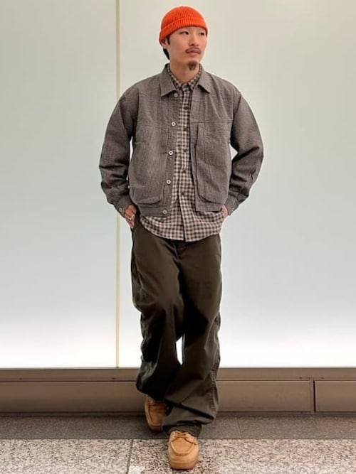 BEAMS PLUS / ヘリンボーン ワーク シャツ BEAMS PLUS（ビームスプラス）の「BEAMS PLUS / ヘリンボーン